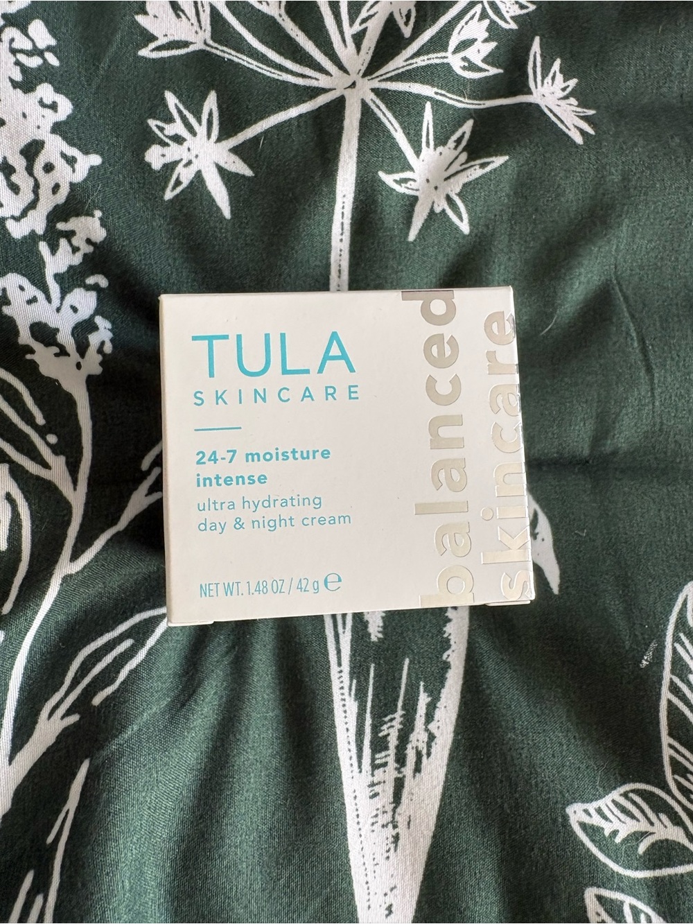 Tula Skincare 24-7 Moisture Intense Cream - White and Teal Accents
